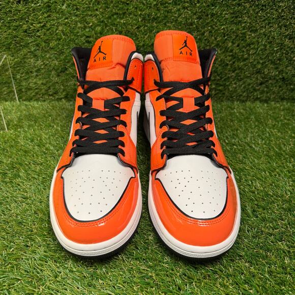 Size 12  Nike  Air Jordan 1 Mid SE 'Turf Orange' DD6834-802 - Picture 2 of 9